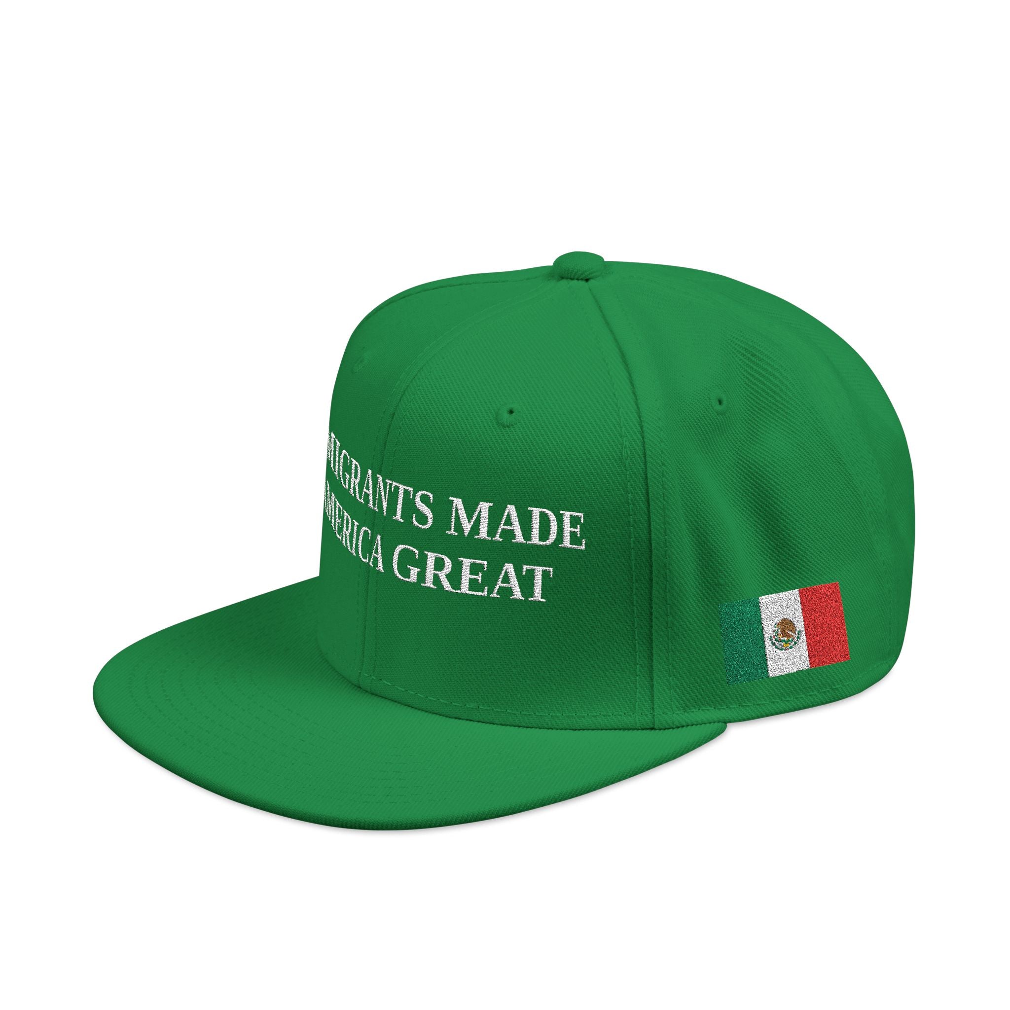 Immigrants Made America Great Mexican Americans Activism Embroidery Hat