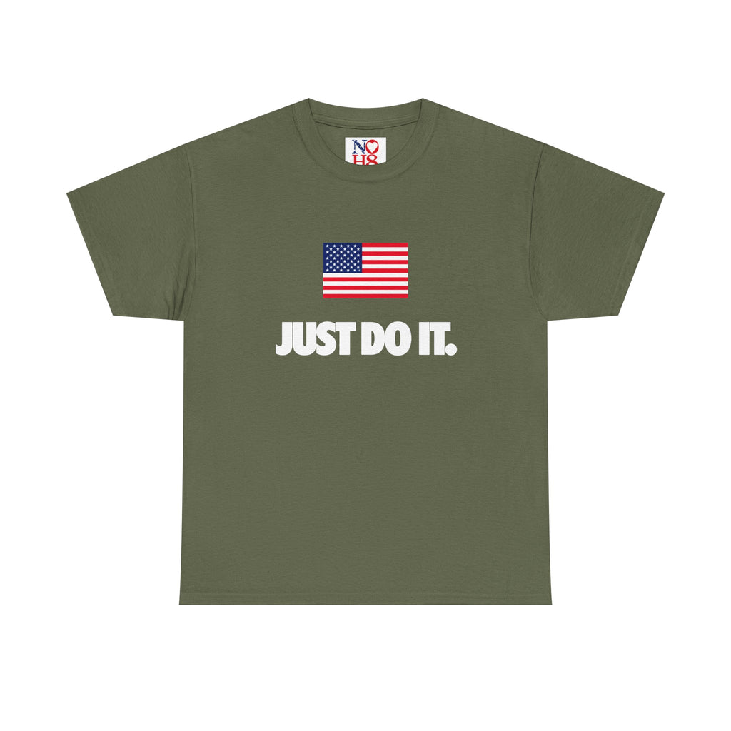 Voter Encouragement Tee — American Flag “YOUR VOTE. YOUR VOICE. YOUR FUTURE.”