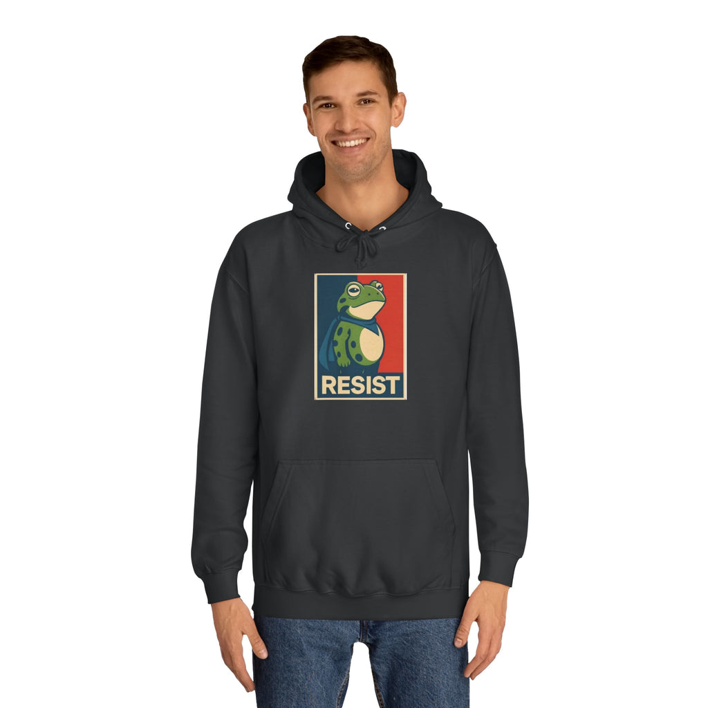 Resist Frog Protest Hoodie - "RESIST" Statement Wear