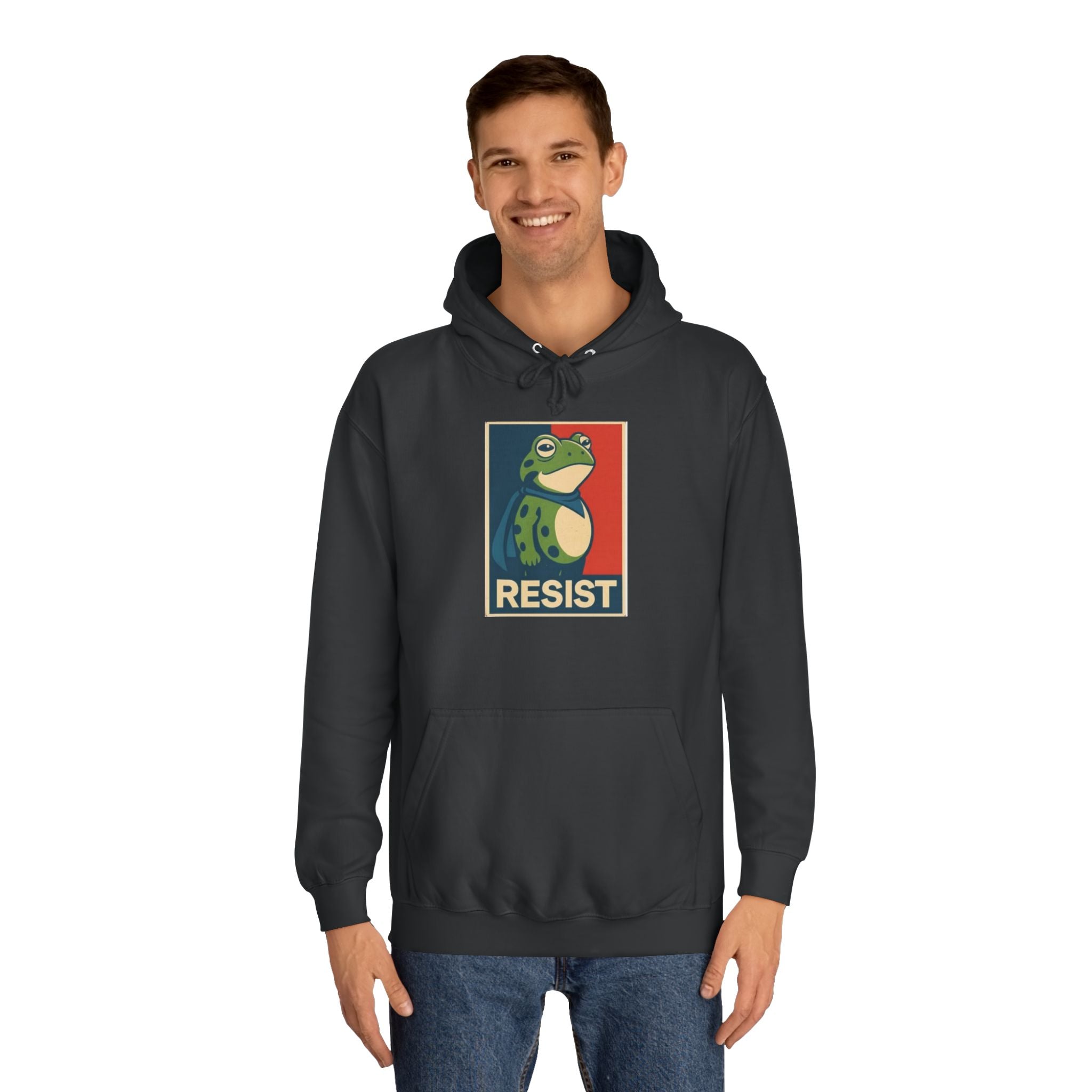 Resist Frog Protest Hoodie - "RESIST" Statement Wear