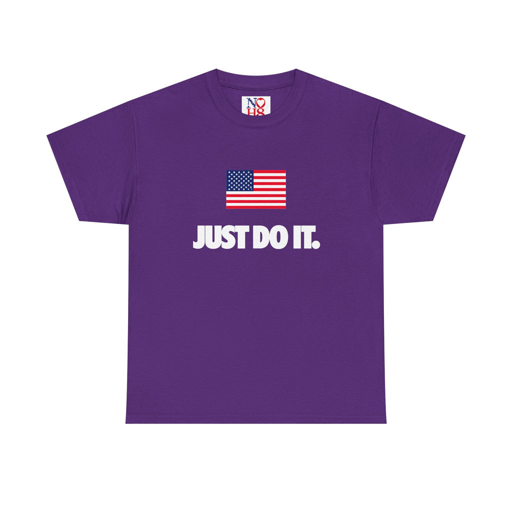 Voter Encouragement Tee — American Flag “YOUR VOTE. YOUR VOICE. YOUR FUTURE.”