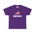 Voter Encouragement Tee — American Flag “YOUR VOTE. YOUR VOICE. YOUR FUTURE.”