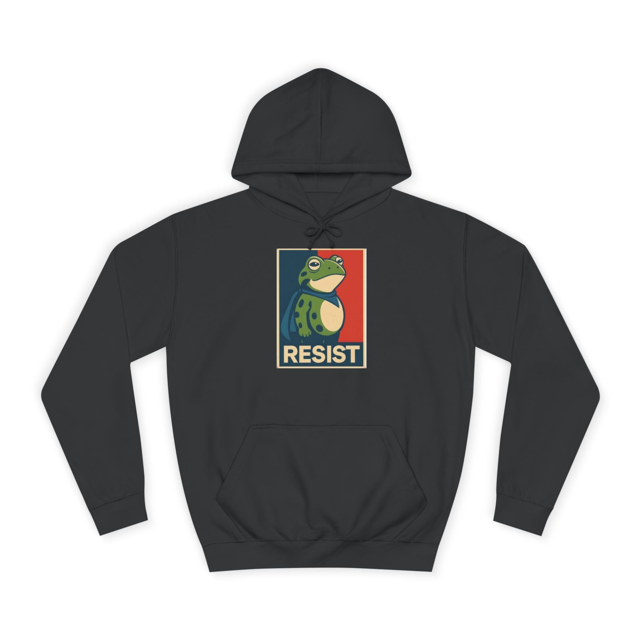 Resist Frog Protest Hoodie - "RESIST" Statement Wear