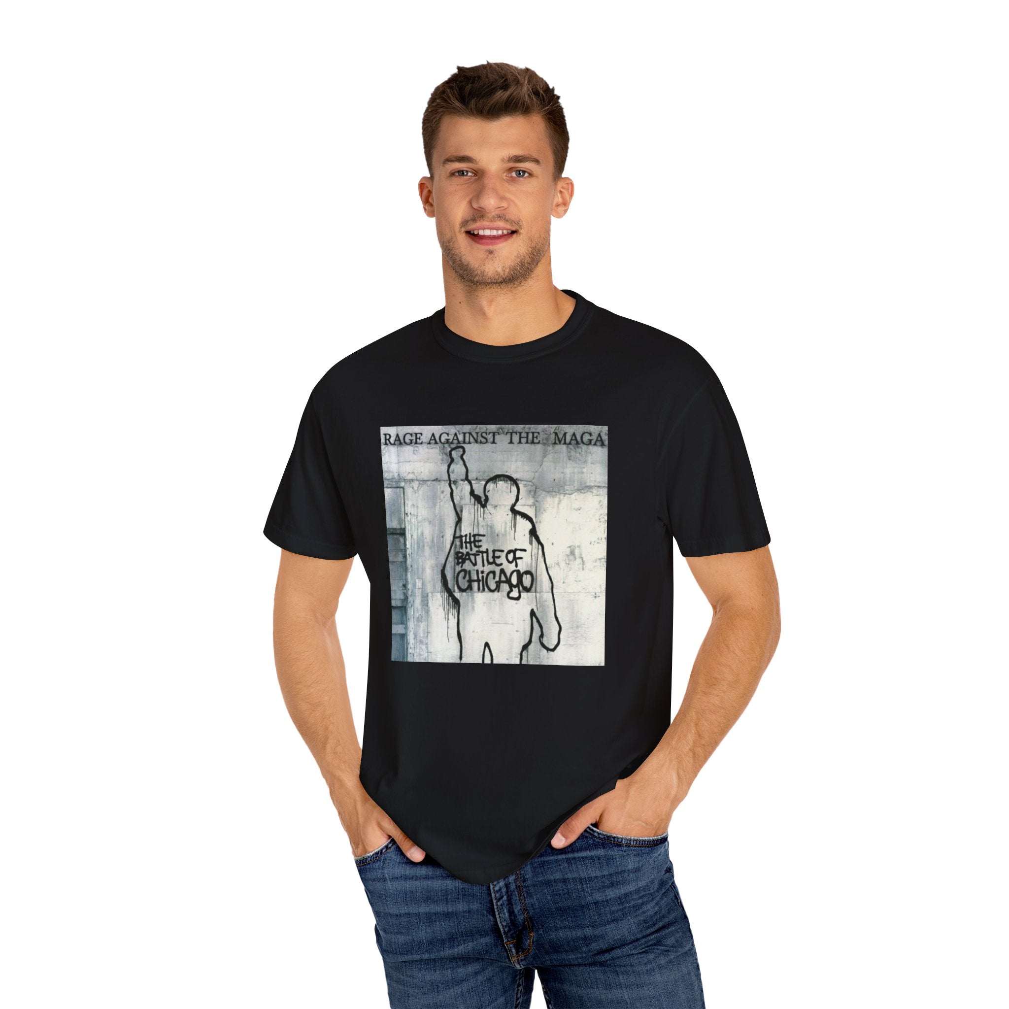 Rage Against the Maga Graphic T-shirt - Protest Shirt Chicago