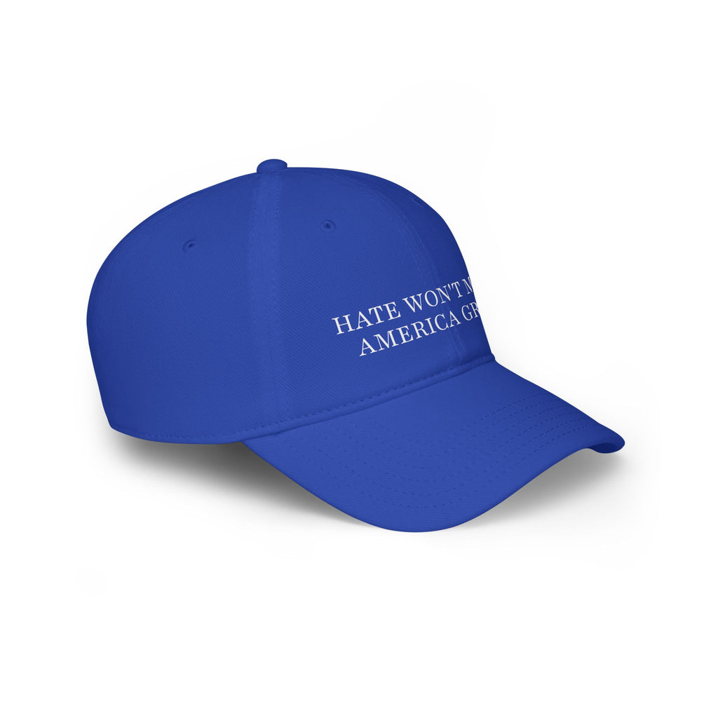 Political Statement Baseball Cap - Hate Won't Make America Great