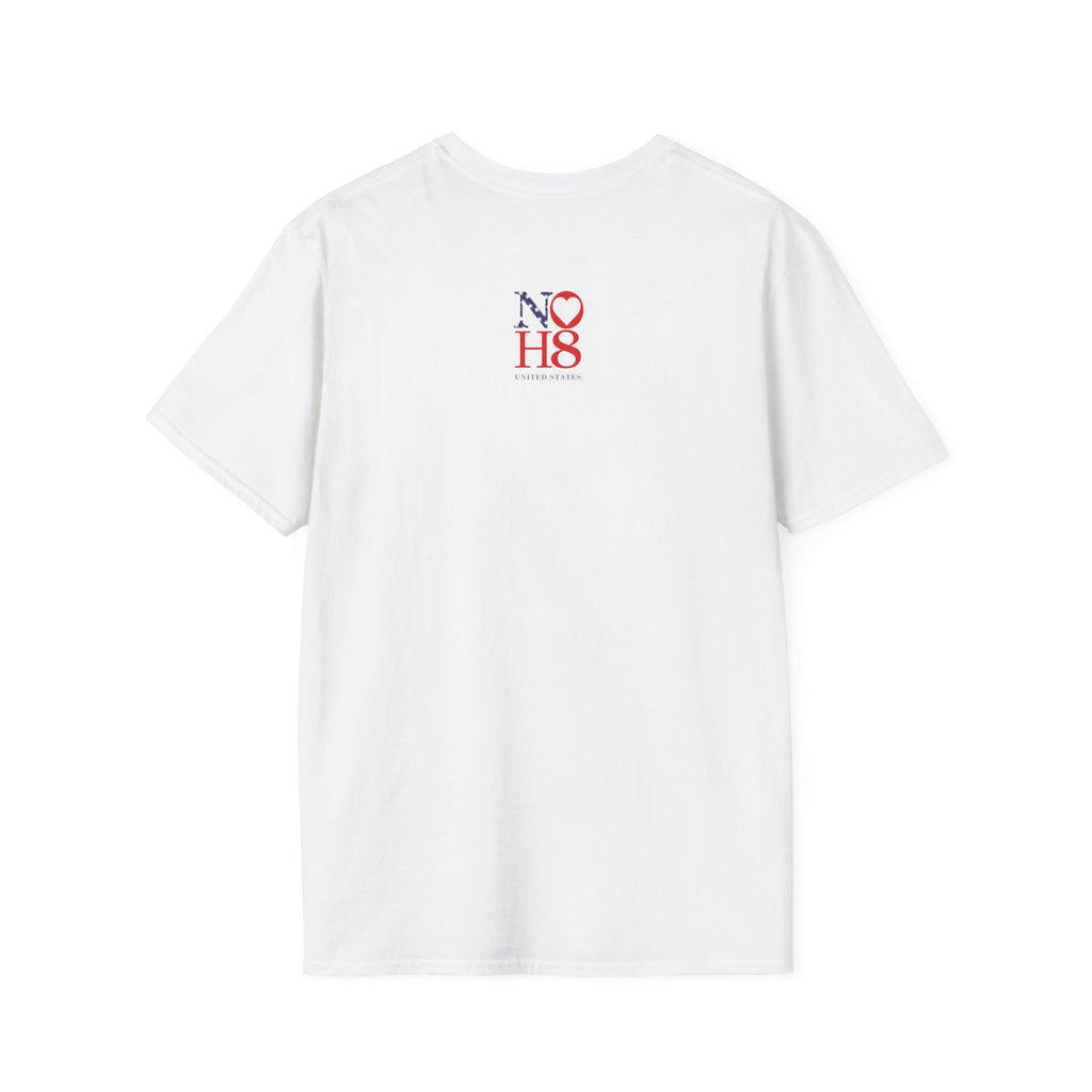 Patriotism Without Racism T-Shirt, Unisex Softstyle Tee, No Hate Shirt, Social Justice Apparel, Equality Statement Top