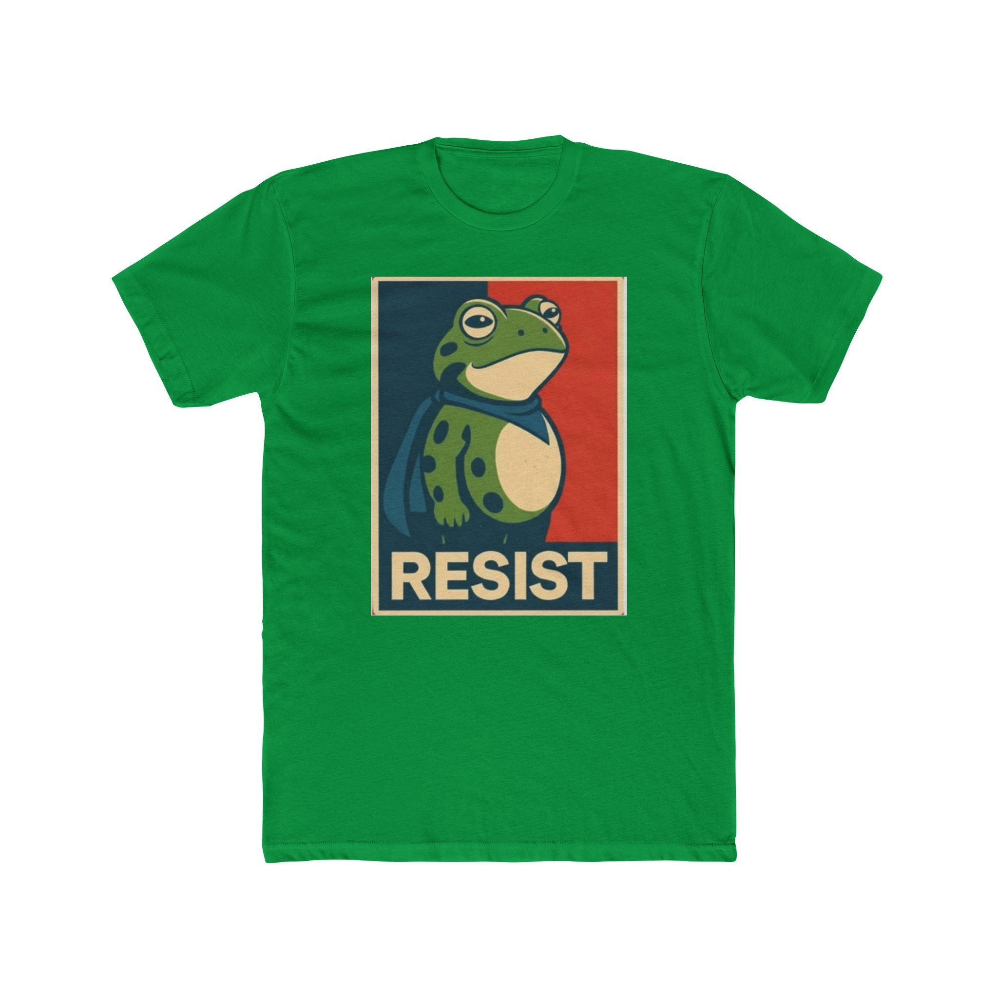 Resist Frog Unisex Cotton Crew Tee