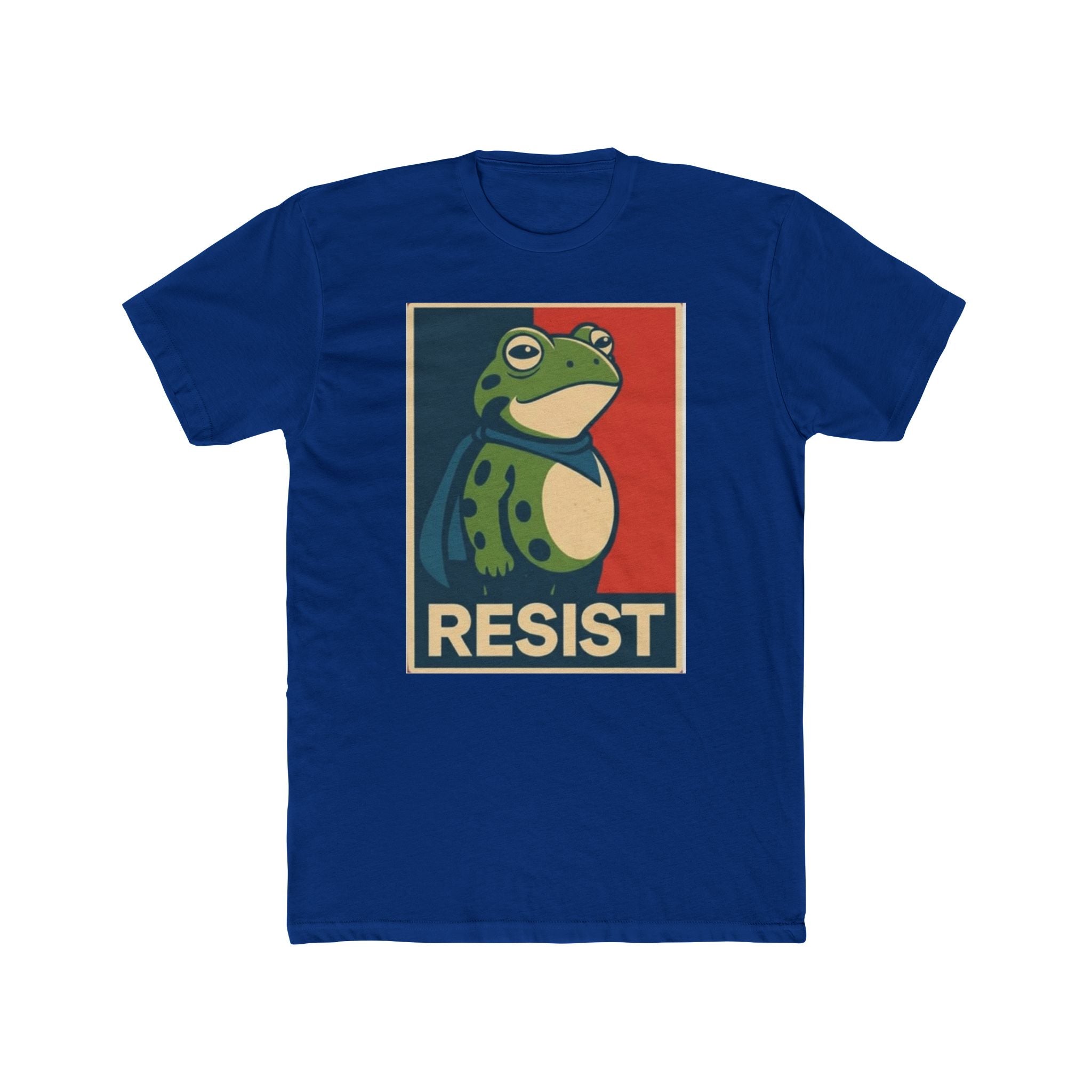 Resist Frog Unisex Cotton Crew Tee