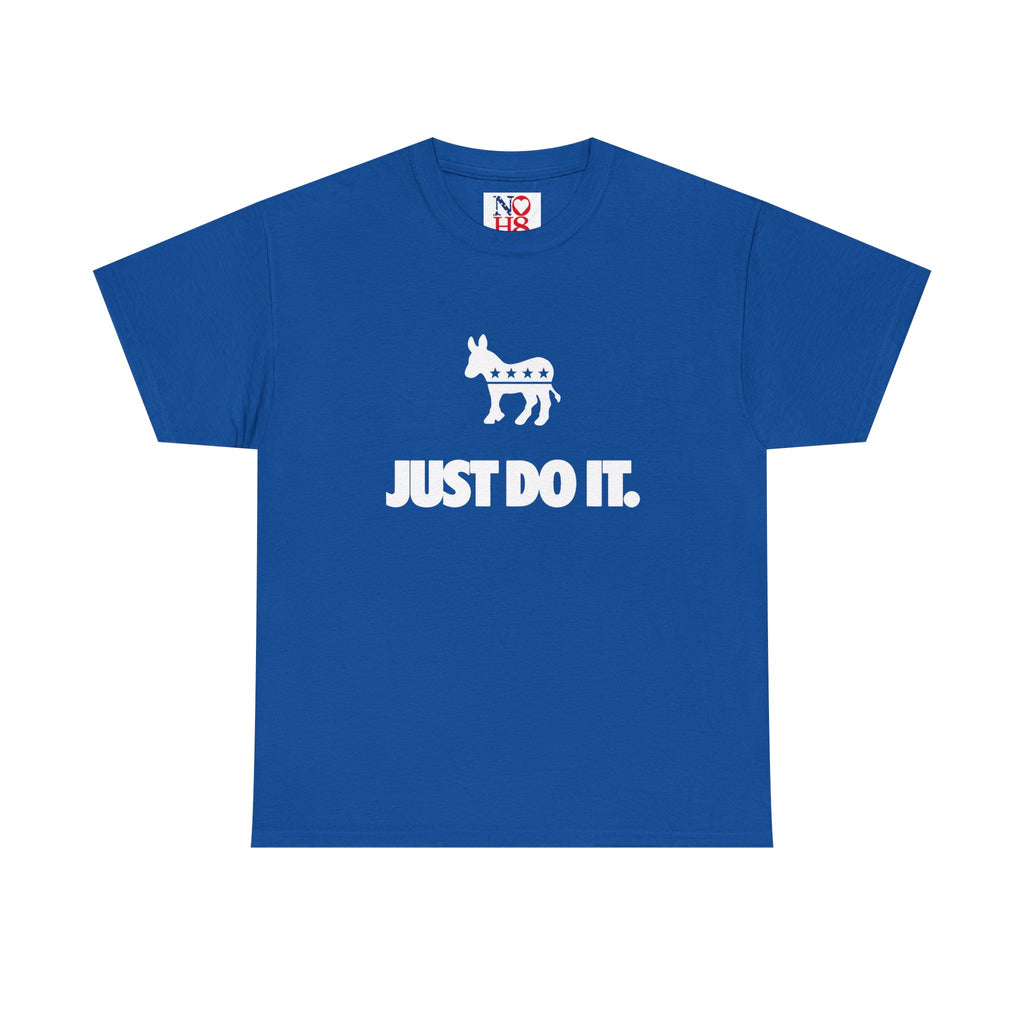Democratic Donkey 'Just Do It' Voting Tee — "Your Vote. Your Voice. Your Future."