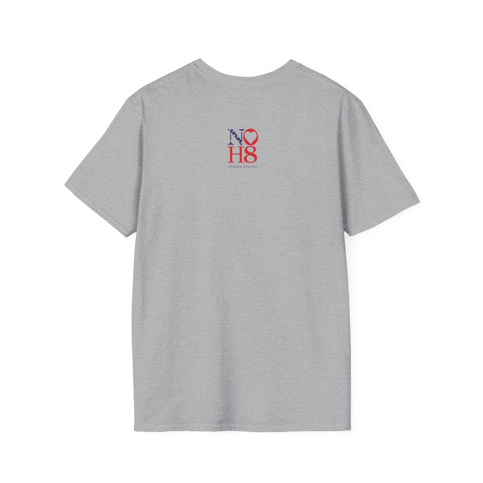 Patriotism Without Racism T-Shirt, Unisex Softstyle Tee, No Hate Shirt, Social Justice Apparel, Equality Statement Top