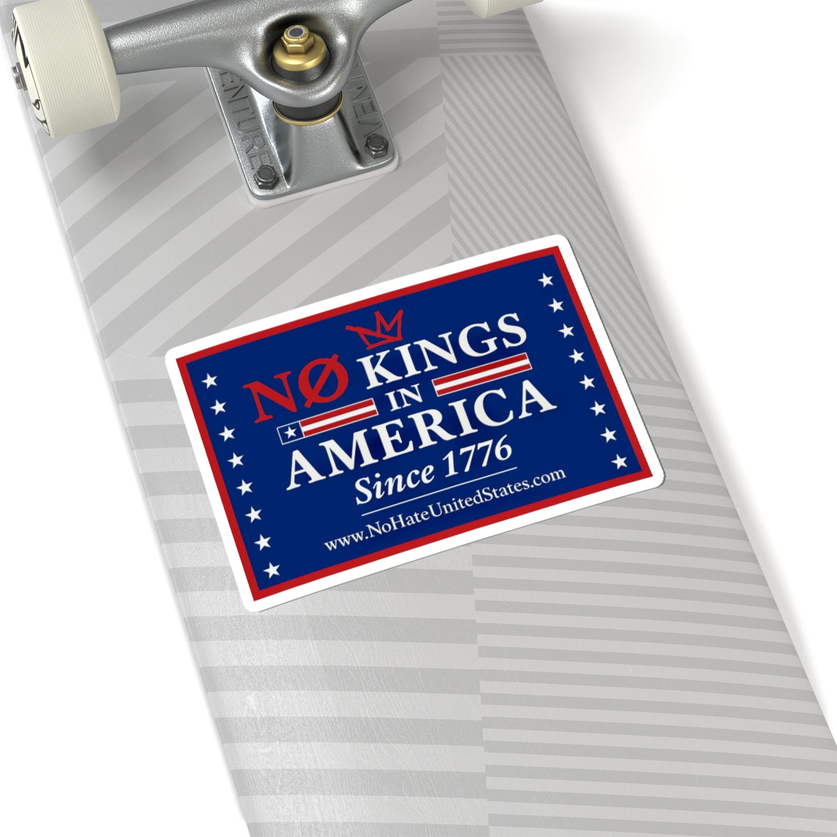 Sticker: No Kings movement