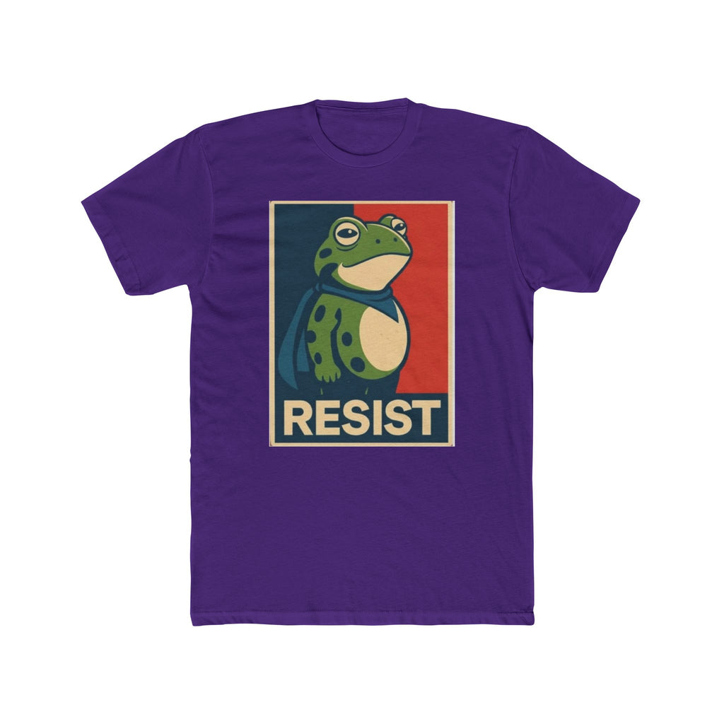 Resist Frog Unisex Cotton Crew Tee