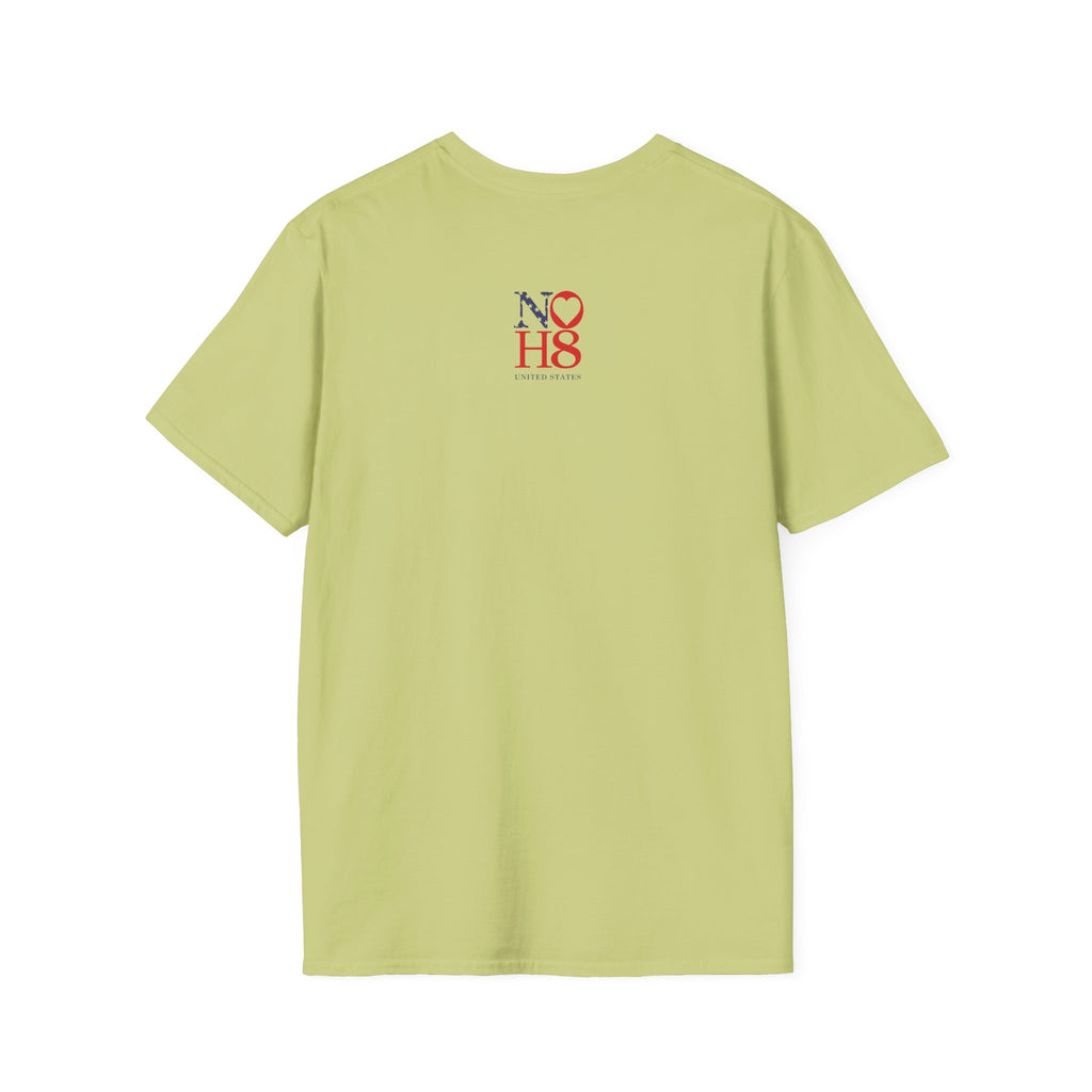 Patriotism Without Racism T-Shirt, Unisex Softstyle Tee, No Hate Shirt, Social Justice Apparel, Equality Statement Top