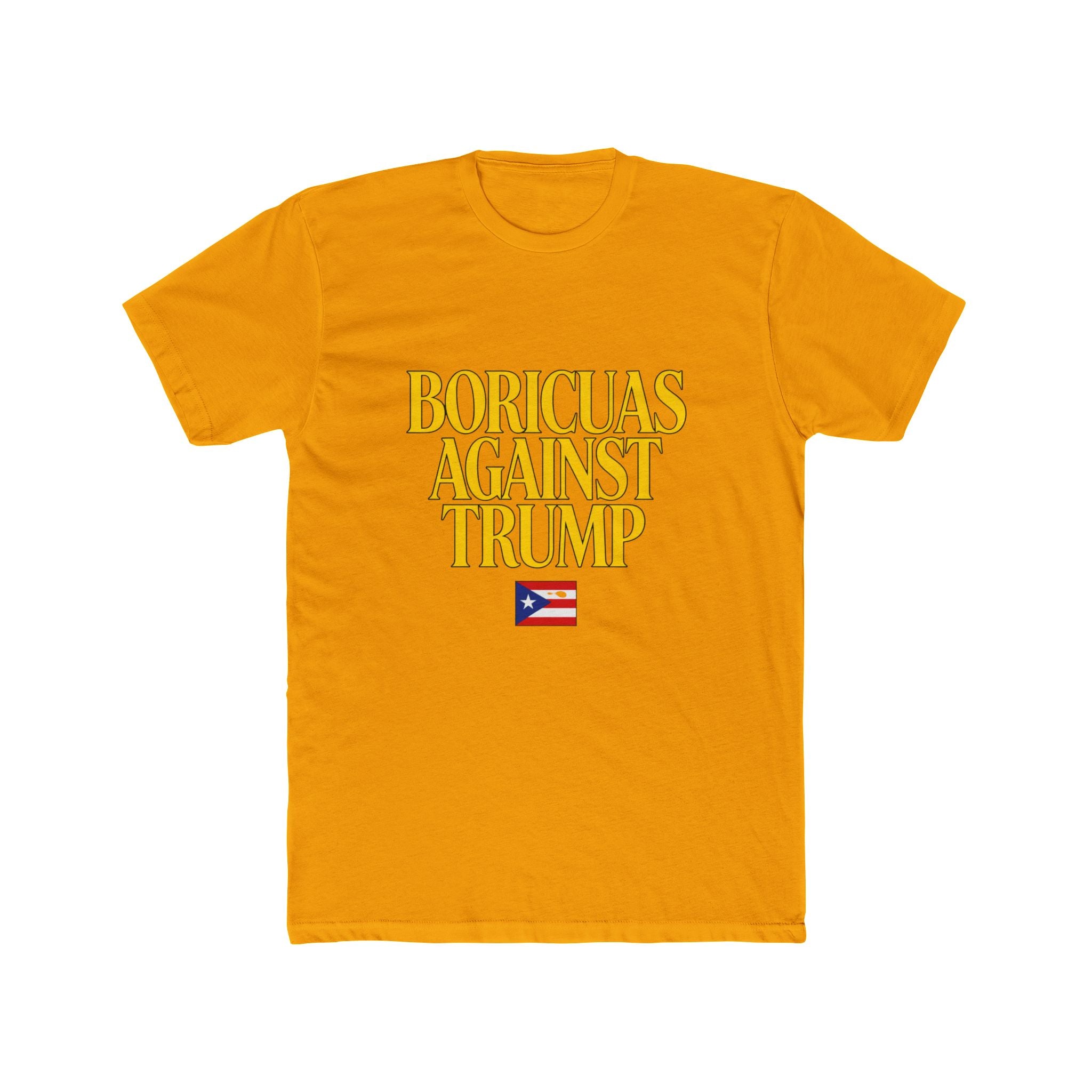 Boricuas Against Trump Unisex Cotton Crew Tee