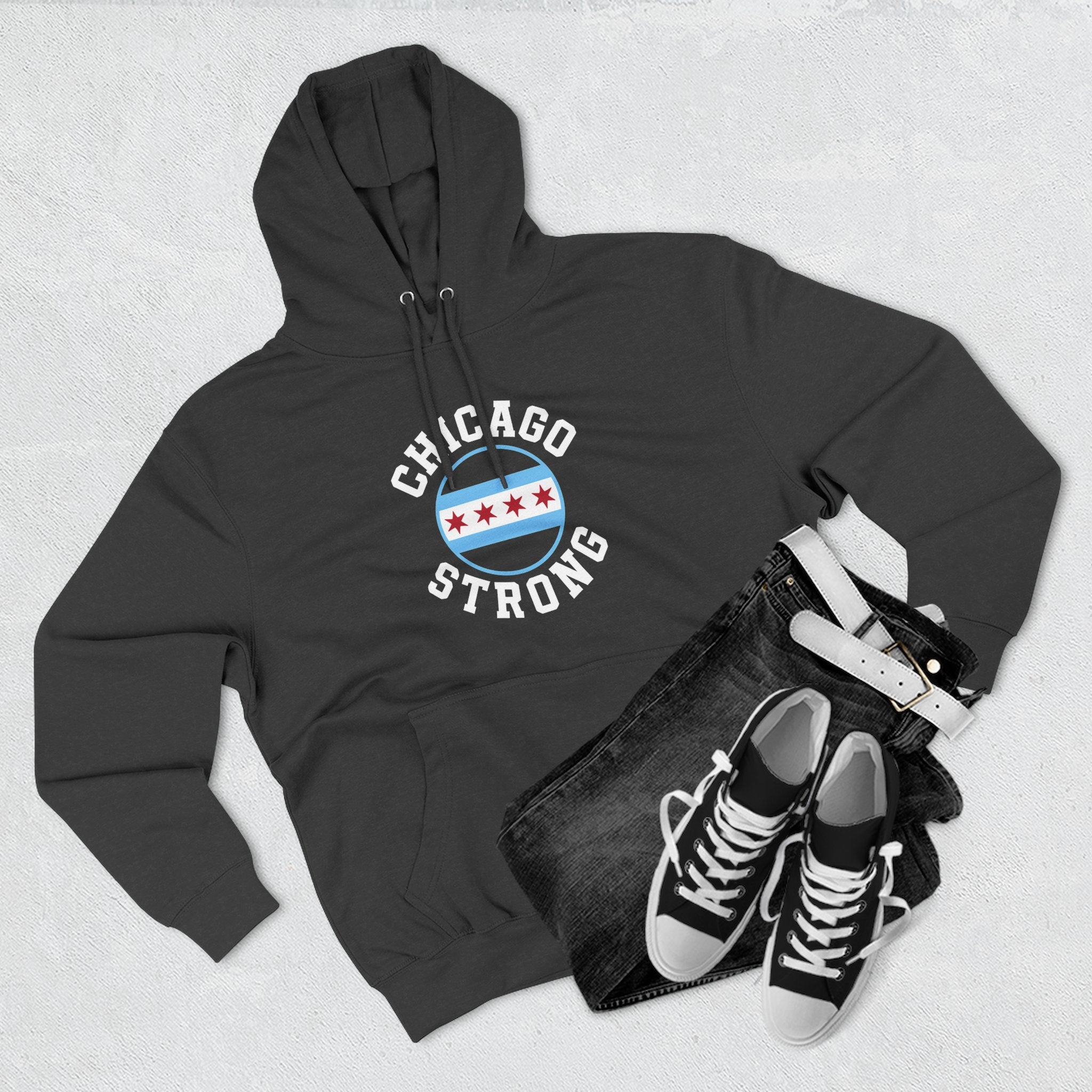 Fleece Hoodie - Chicago Strong Chicago Fleece Pullover