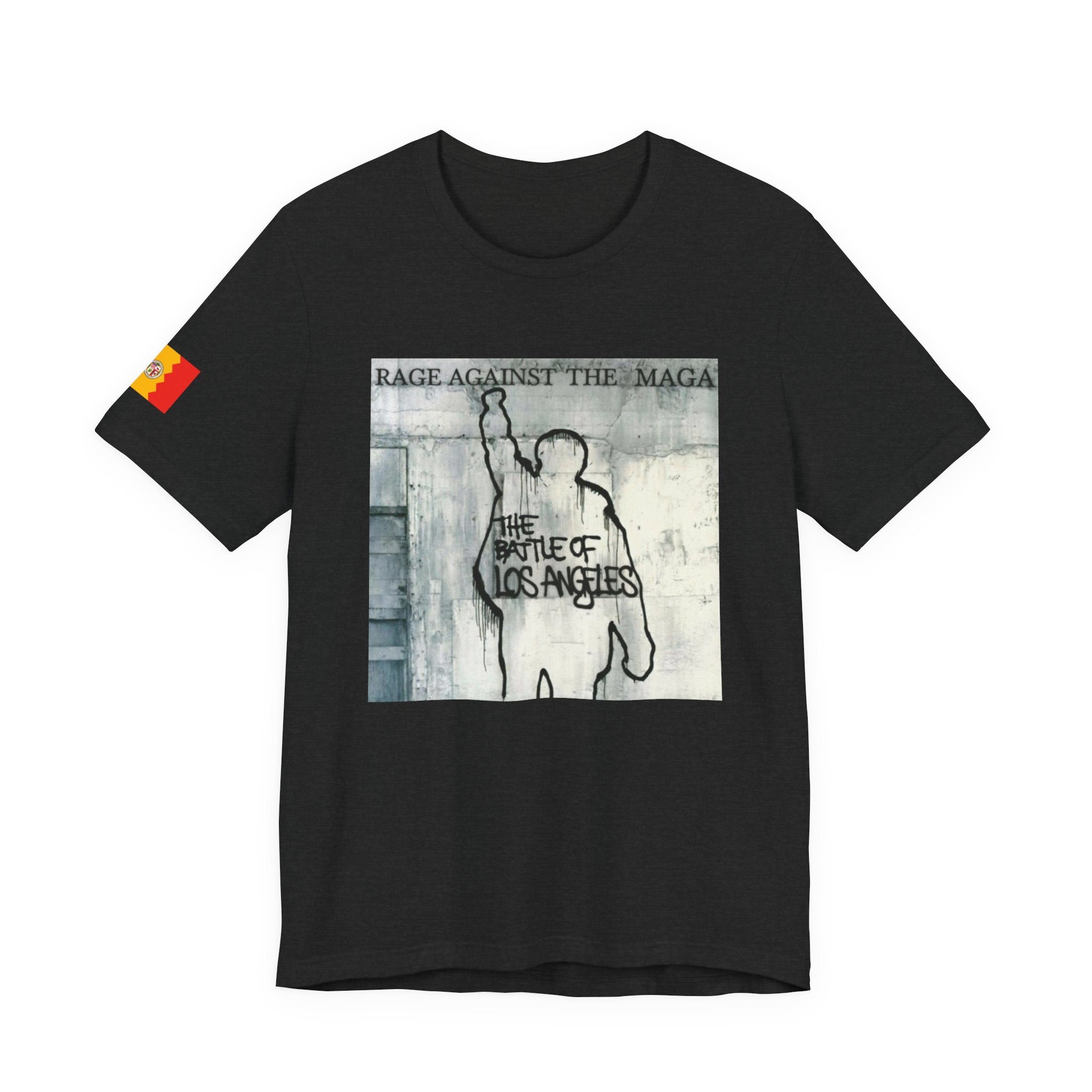 Los Angeles Protest T-Shirt - Unisex Jersey Short Sleeve Tee for Los Angeles Activists