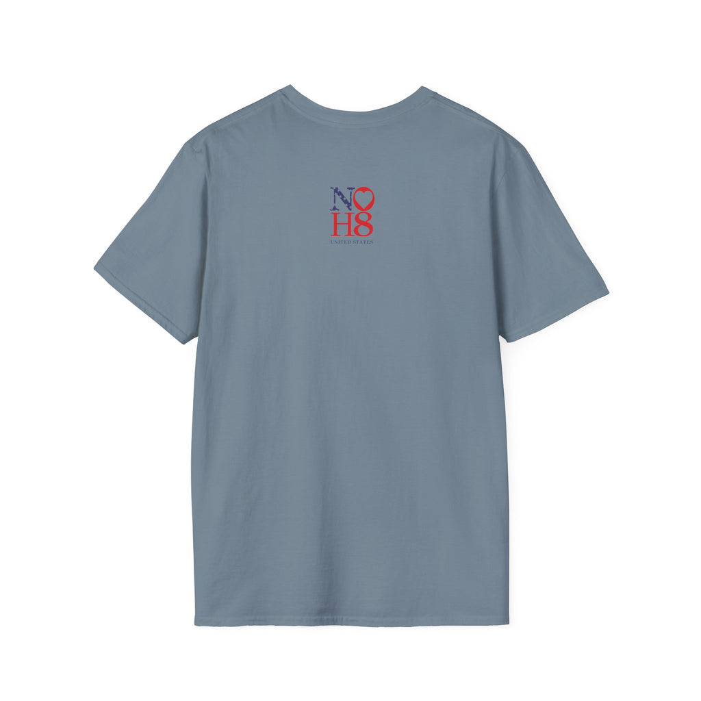 Patriotism Without Racism T-Shirt, Unisex Softstyle Tee, No Hate Shirt, Social Justice Apparel, Equality Statement Top