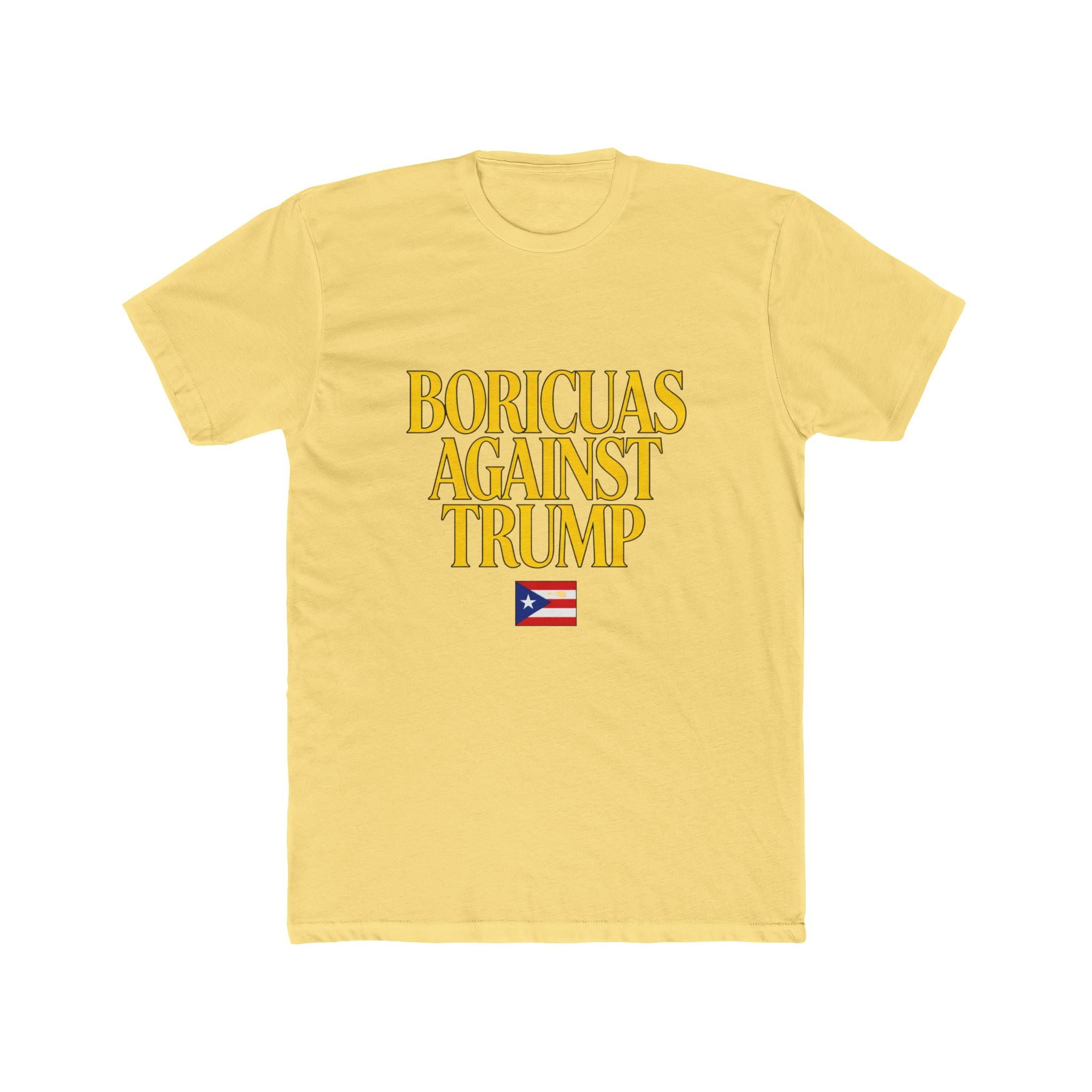 Boricuas Against Trump Unisex Cotton Crew Tee