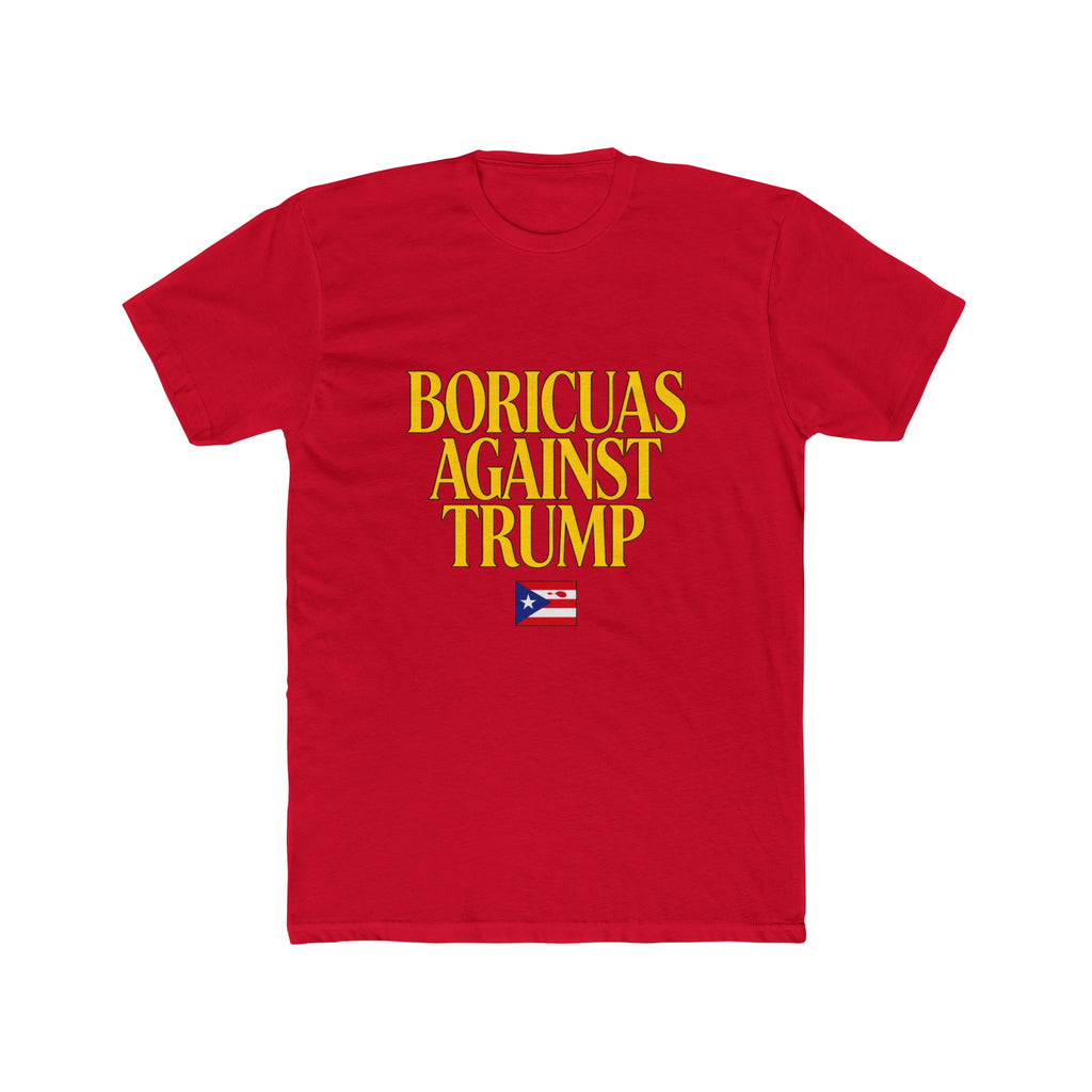 Boricuas Against Trump Unisex Cotton Crew Tee