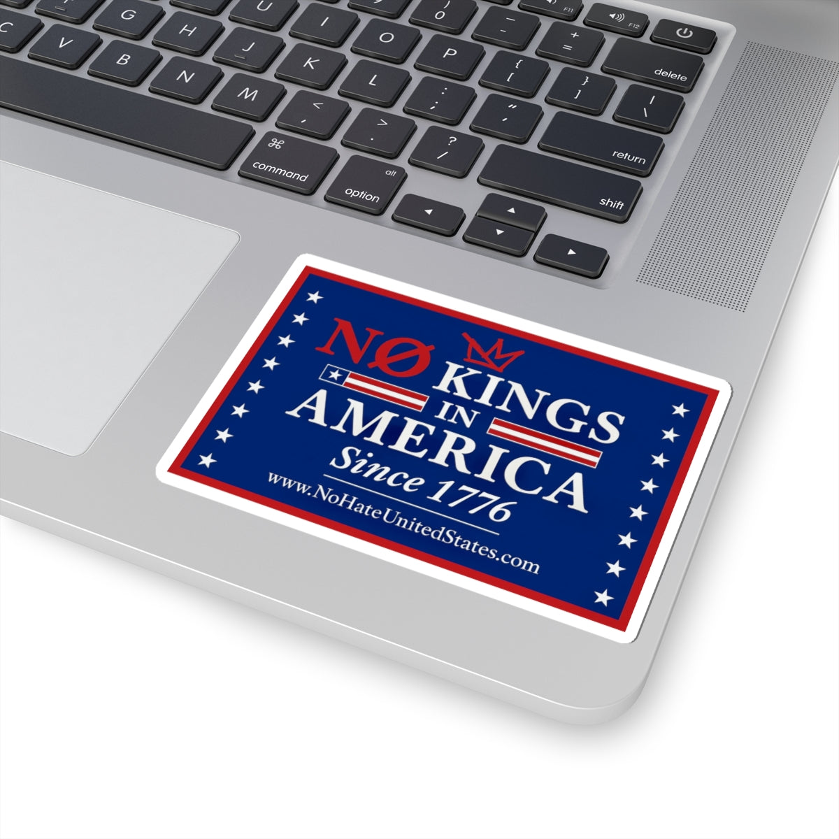 Sticker: No Kings movement