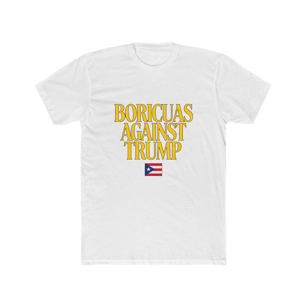 Boricuas Against Trump Unisex Cotton Crew Tee