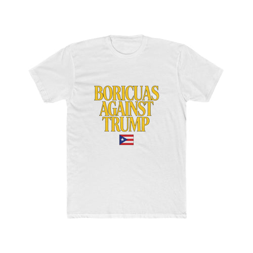 Boricuas Against Trump Unisex Cotton Crew Tee