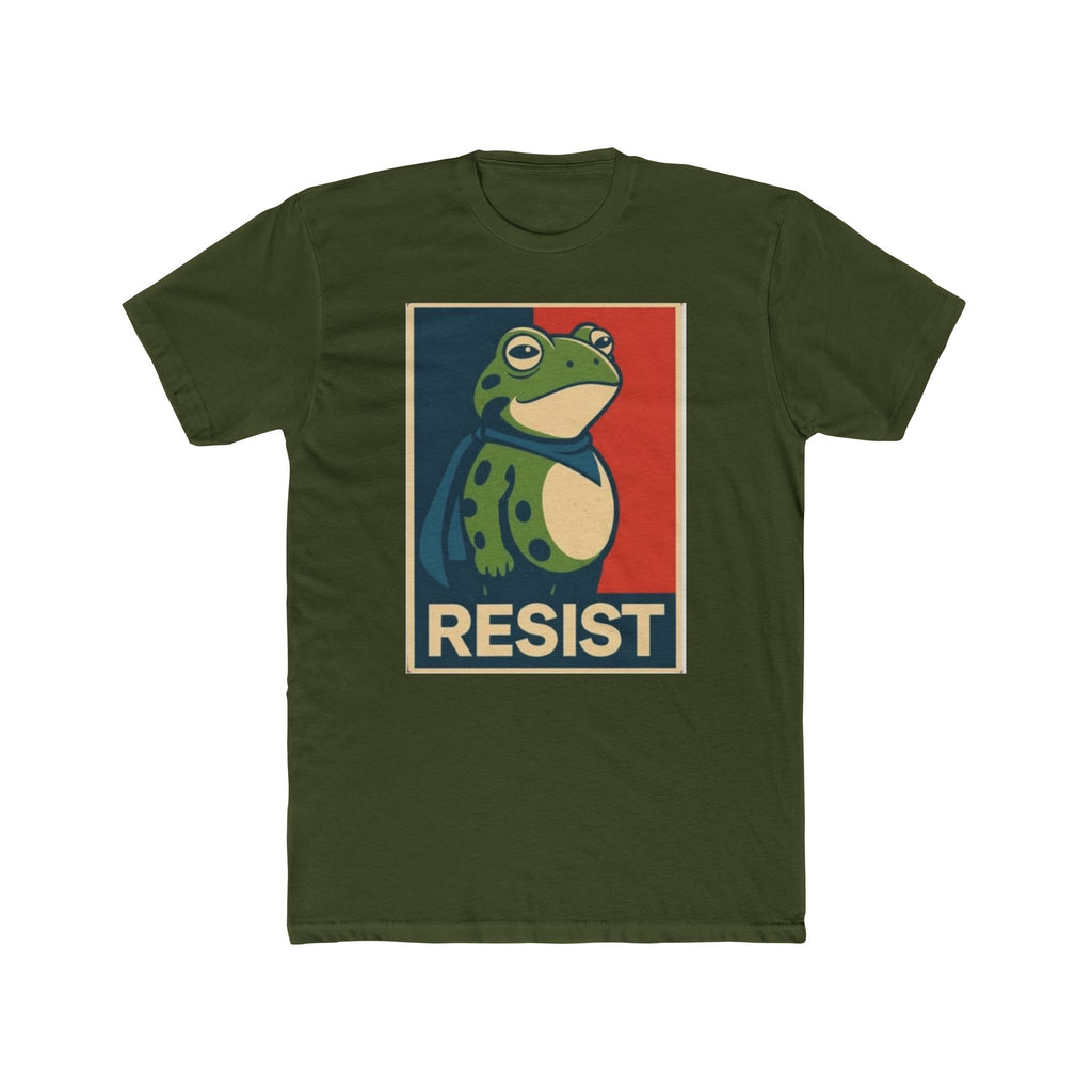Resist Frog Unisex Cotton Crew Tee