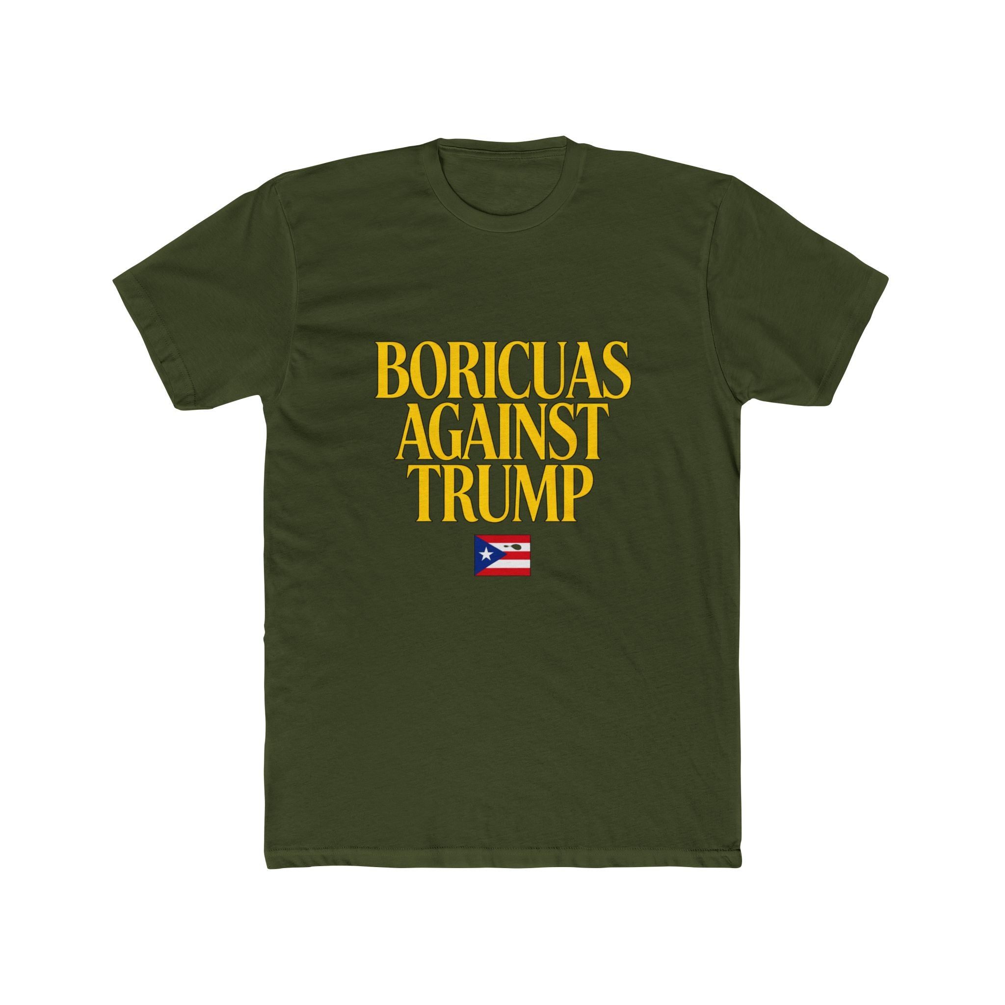 Boricuas Against Trump Unisex Cotton Crew Tee