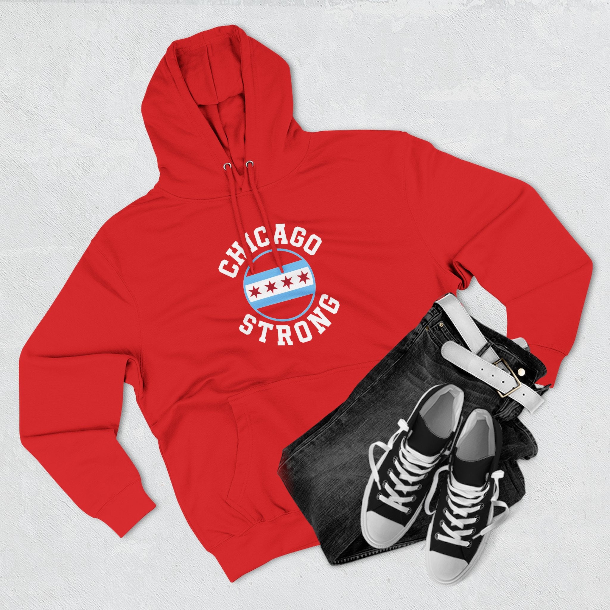 Fleece Hoodie - Chicago Strong Chicago Fleece Pullover