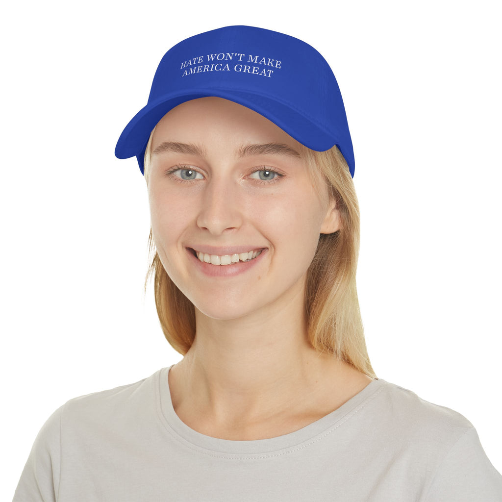 Political Statement Baseball Cap - Hate Won't Make America Great