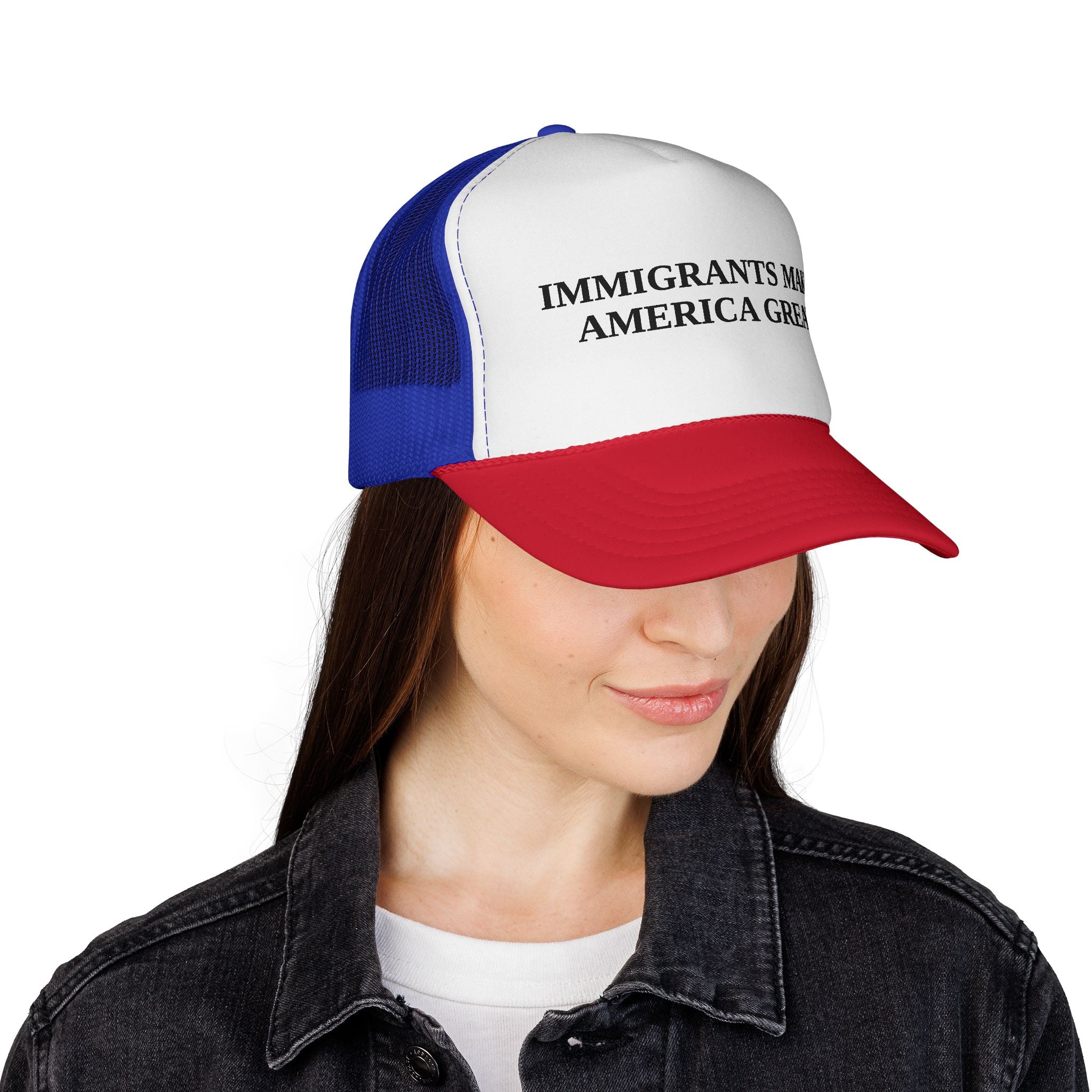 Activism Trucker Cap - Immigrants Make America Great