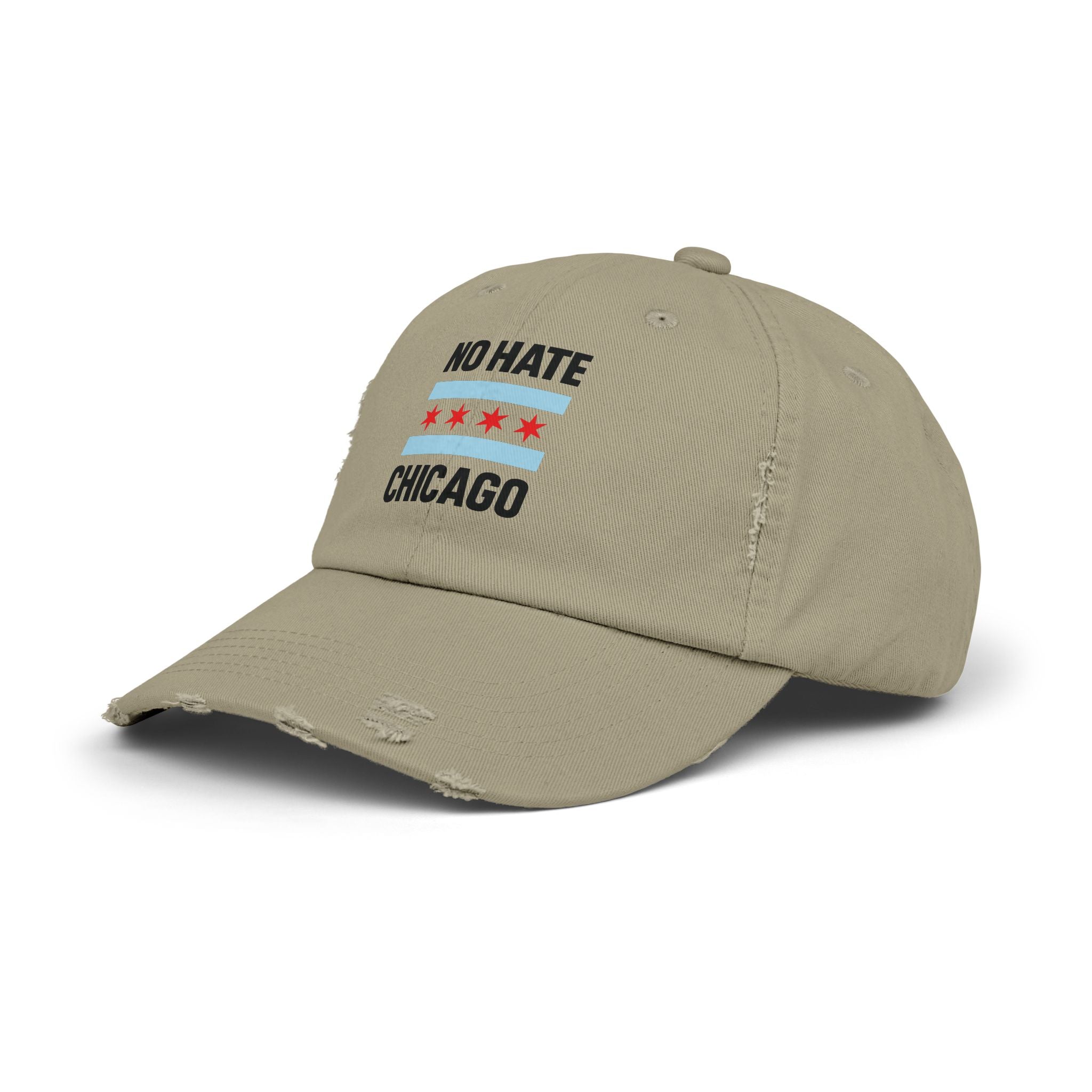 No Hate Chicago Hat | Chicago Pride Cap | Gift for Chicagoans, Casual Wear, Statement Hat, Everyday Fashion