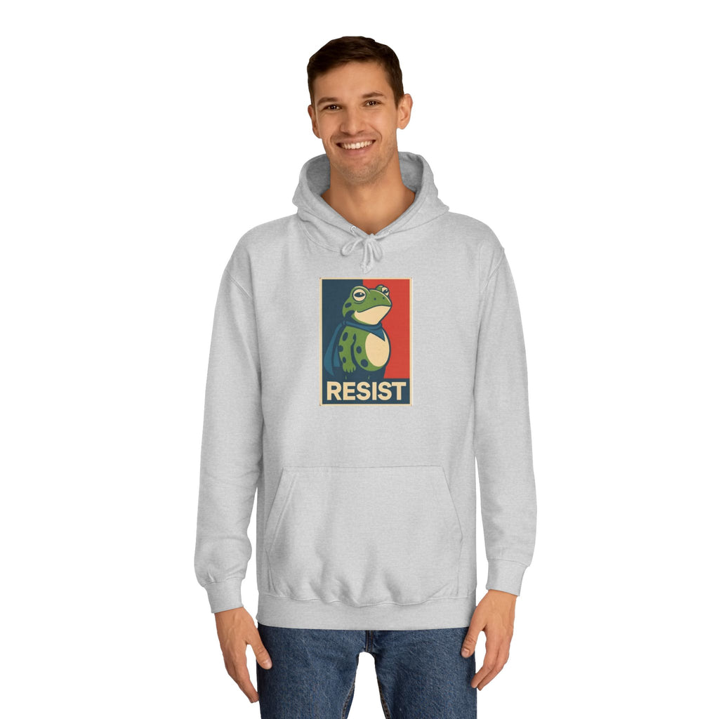 Resist Frog Protest Hoodie - "RESIST" Statement Wear