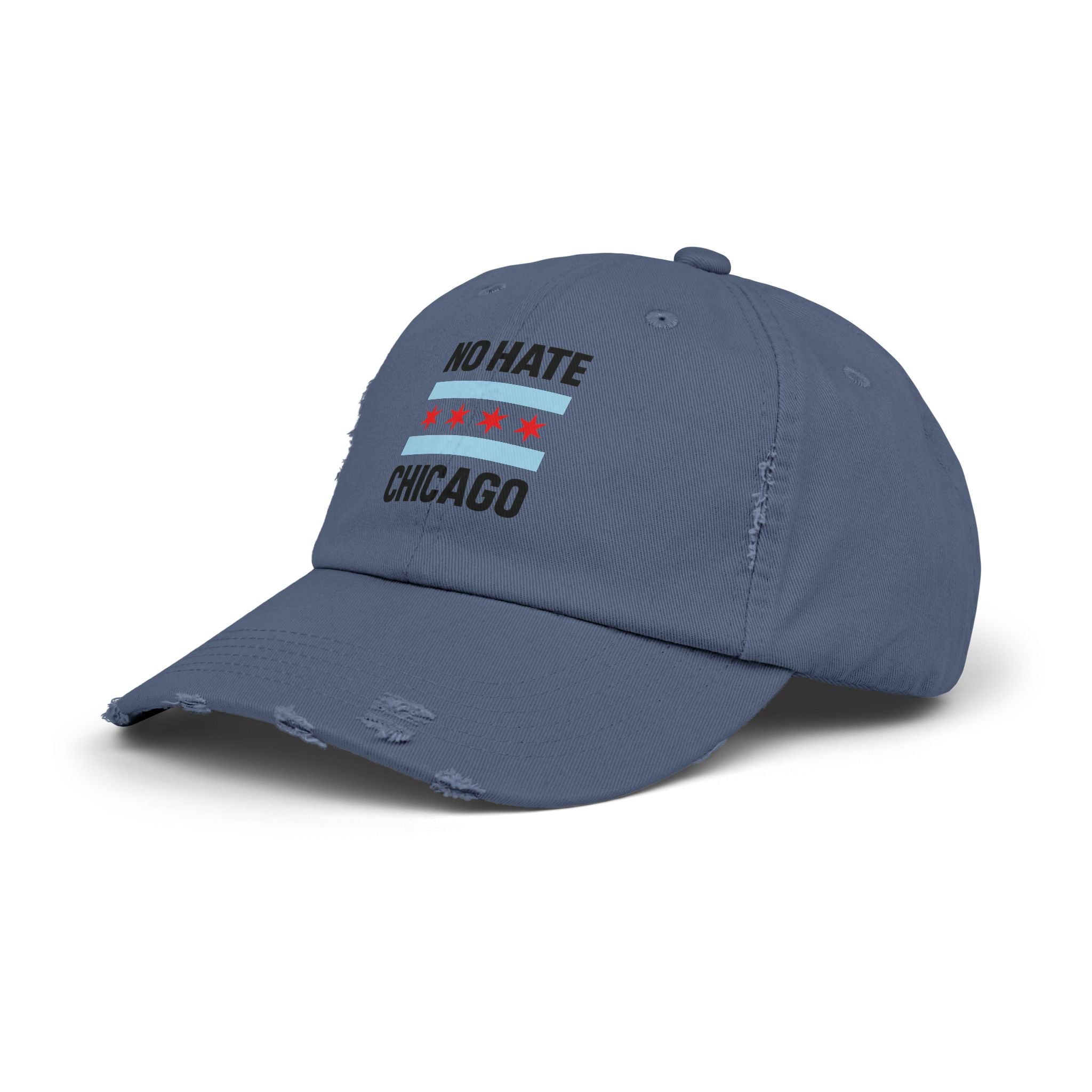 No Hate Chicago Hat | Chicago Pride Cap | Gift for Chicagoans, Casual Wear, Statement Hat, Everyday Fashion