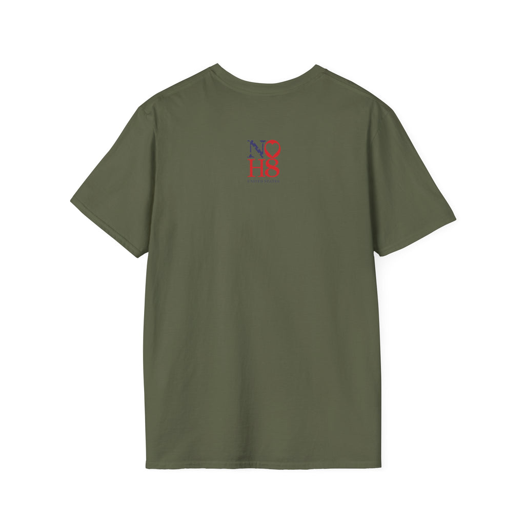 Patriotism Without Racism T-Shirt, Unisex Softstyle Tee, No Hate Shirt, Social Justice Apparel, Equality Statement Top