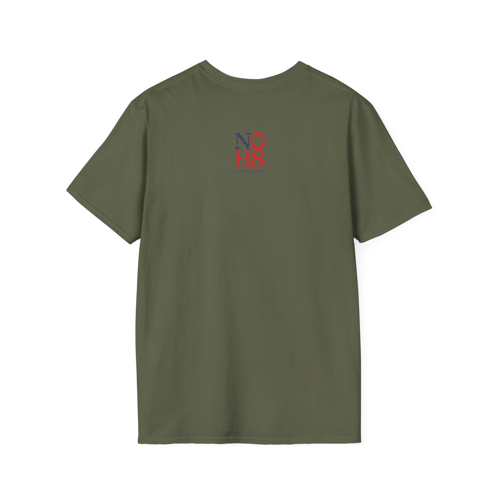 Patriotism Without Racism T-Shirt, Unisex Softstyle Tee, No Hate Shirt, Social Justice Apparel, Equality Statement Top