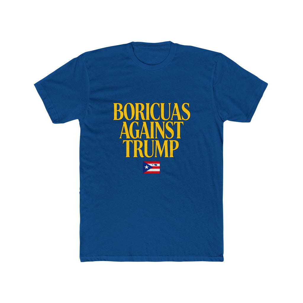 Boricuas Against Trump Unisex Cotton Crew Tee
