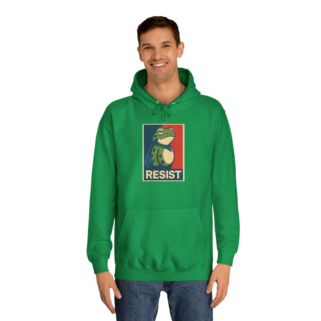 Resist Frog Protest Hoodie - "RESIST" Statement Wear