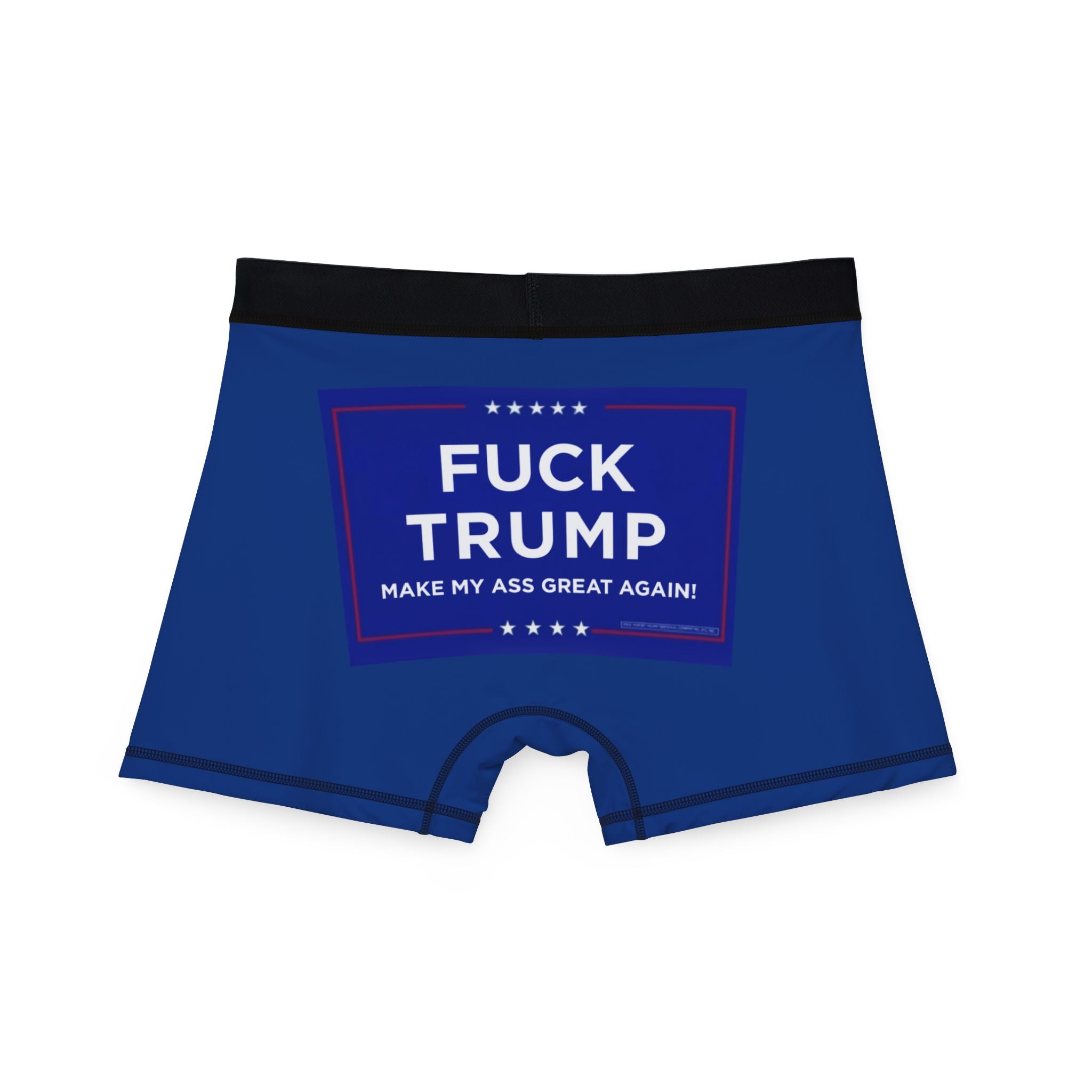 Men's Boxers - Funny 'Fuck Trump' Graphic Print - Bold and Unapologetic Underwear