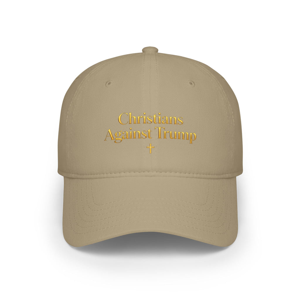 Religious Baseball Cap - Christians Against Trump hat