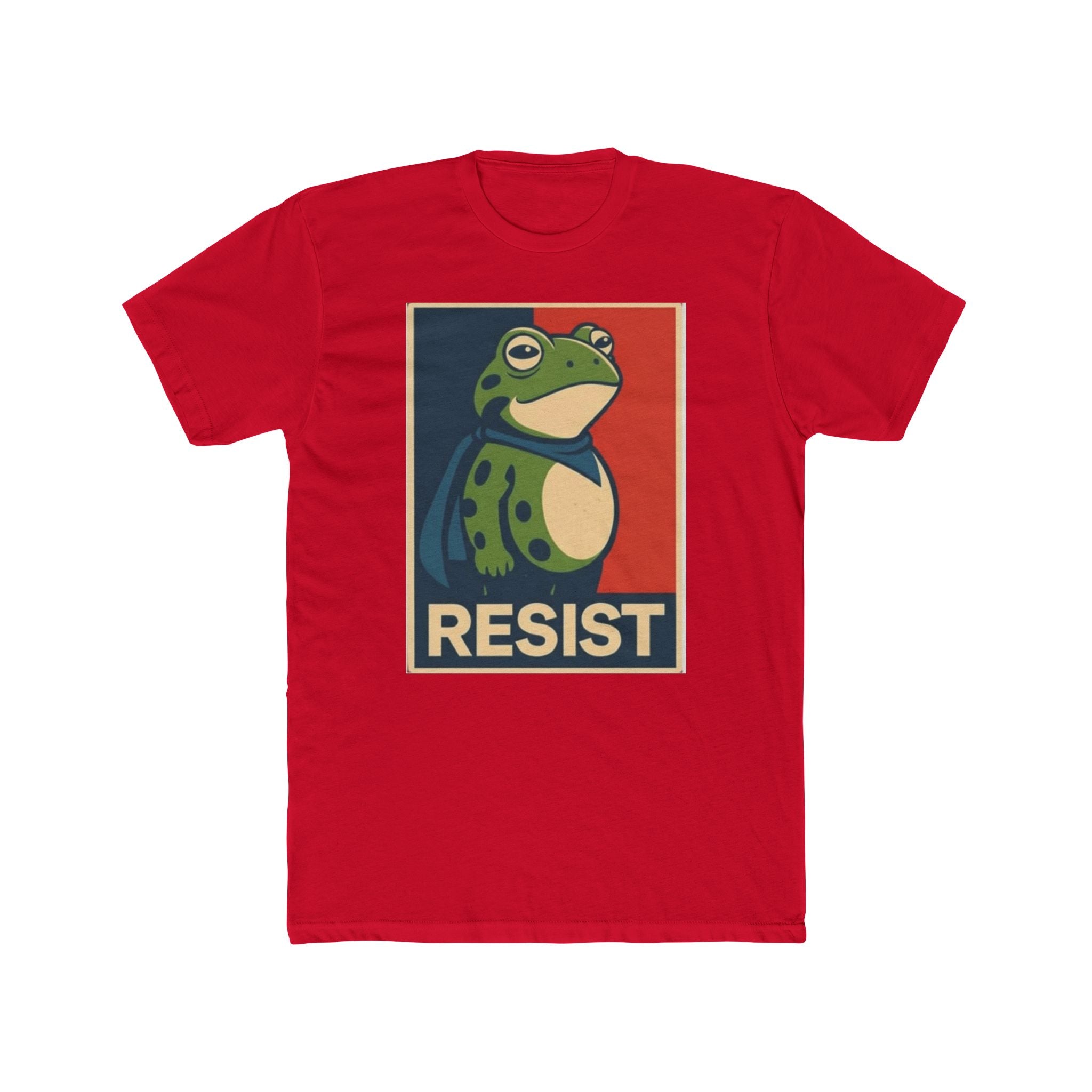 Resist Frog Unisex Cotton Crew Tee