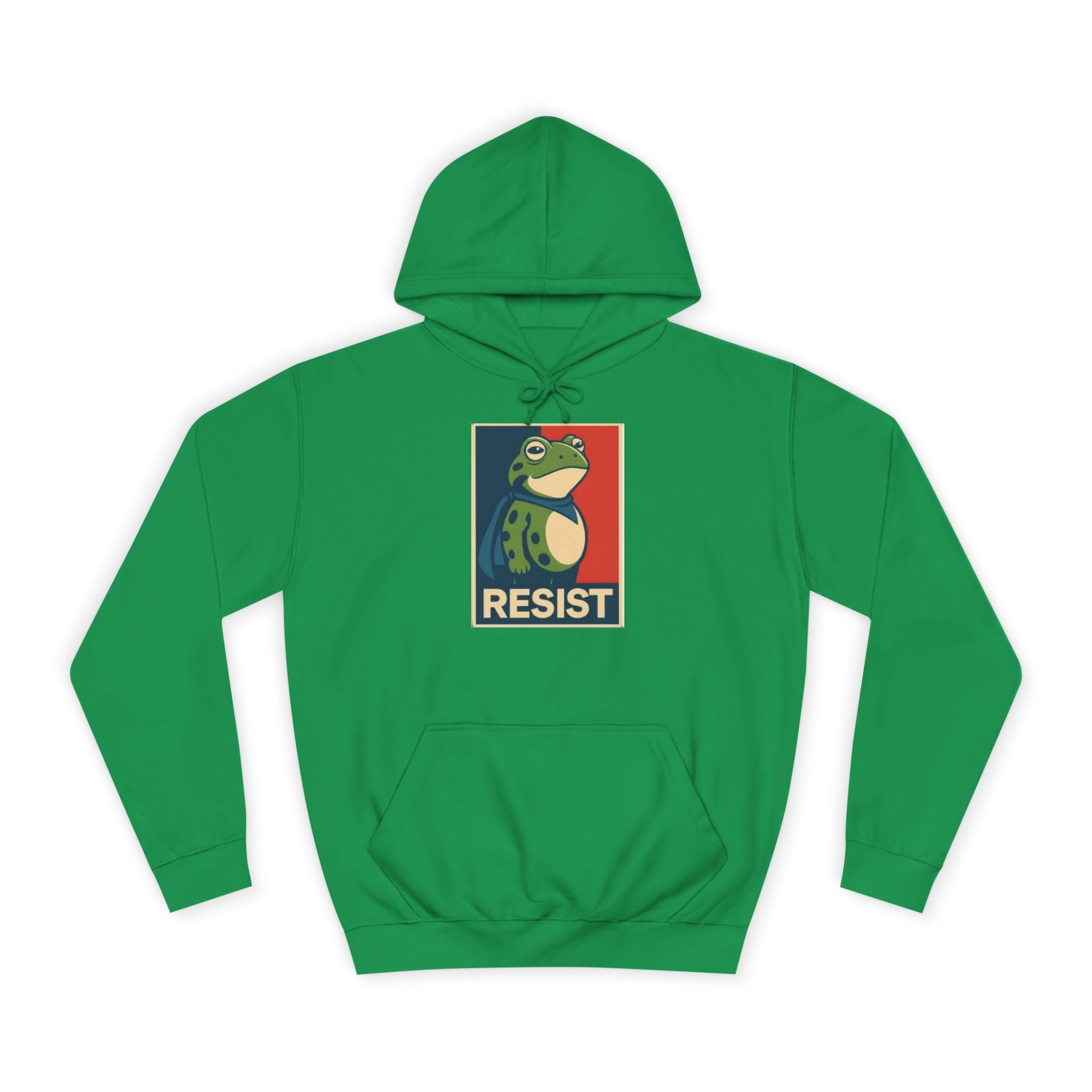 Resist Frog Protest Hoodie - "RESIST" Statement Wear