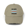 No Hate Chicago Hat | Chicago Pride Cap | Gift for Chicagoans, Casual Wear, Statement Hat, Everyday Fashion
