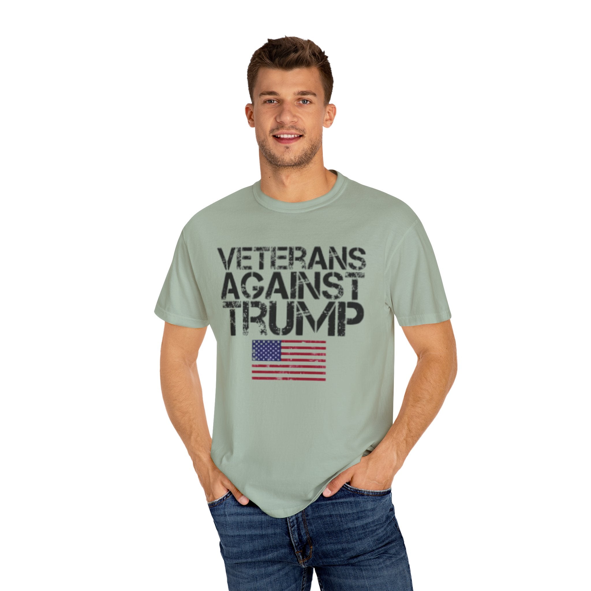 Veterans Against Trump Unisex Garment-Dyed T-Shirt